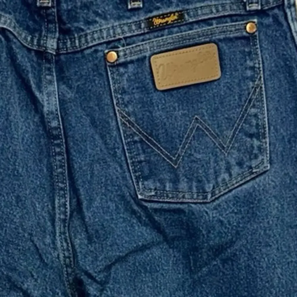 Wrangler‎ Jeans 35x32 Relaxed Straight Leg Blue Denim Classic Western Workwear